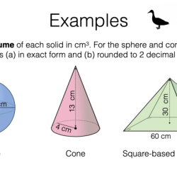 Volumes of pyramids and cones worksheet answers